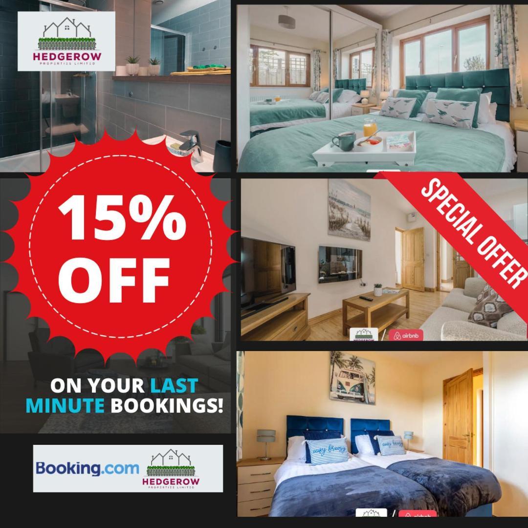 Secure 2-Bed Escape For 6 With Tranquil Garden L Special Deals L Last-Minute Deals L Труро Экстерьер фото